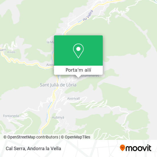 mapa Cal Serra