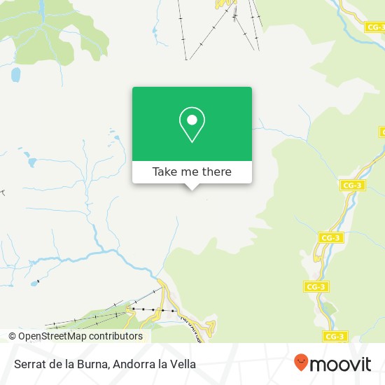 mapa Serrat de la Burna