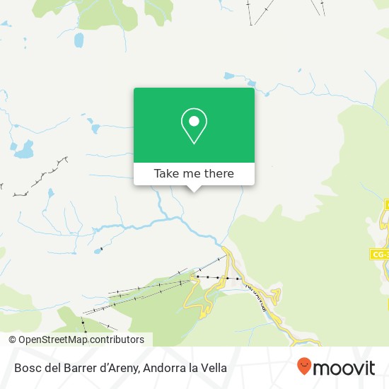 mapa Bosc del Barrer d’Areny