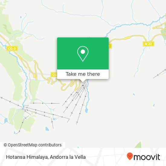 mapa Hotansa Himalaya