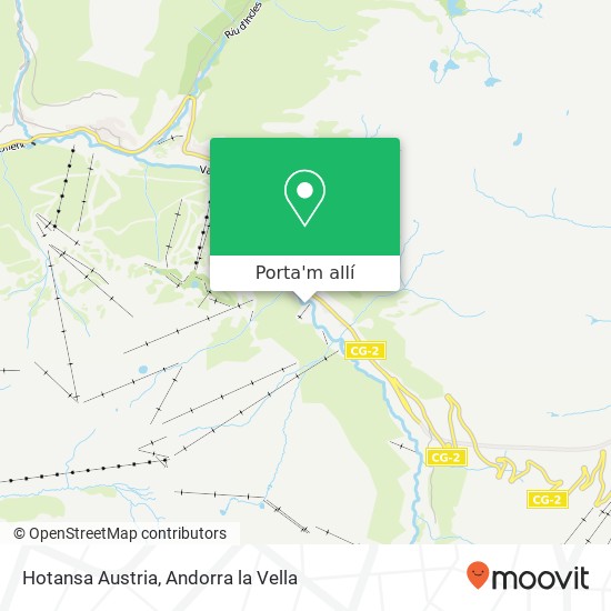mapa Hotansa Austria