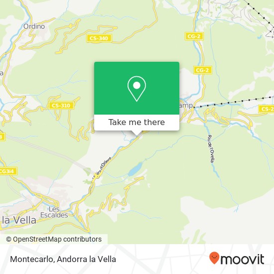 mapa Montecarlo