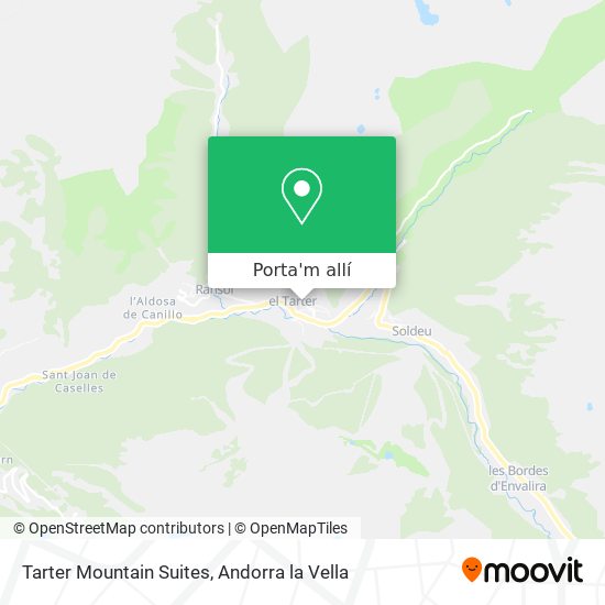 mapa Tarter Mountain Suites