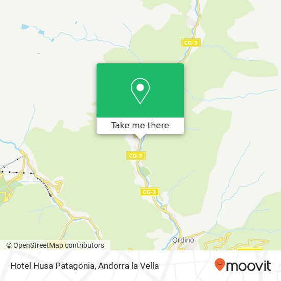mapa Hotel Husa Patagonia