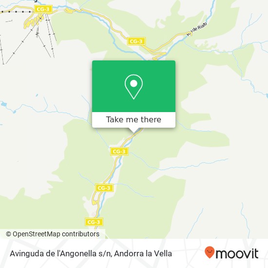 mapa Avinguda de l'Angonella s/n