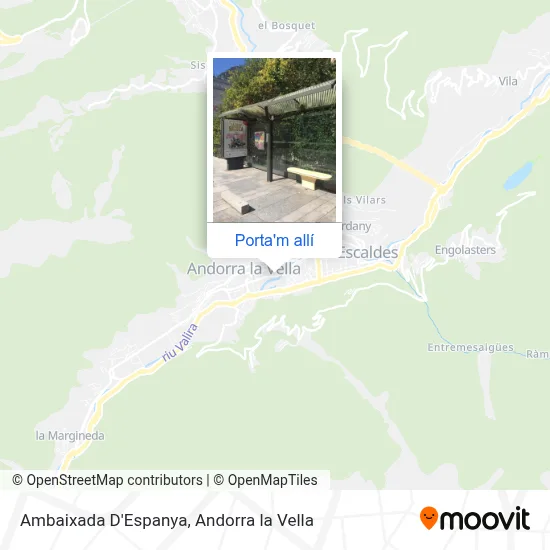 mapa Ambaixada D'Espanya