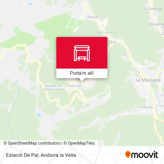 mapa Estació De Pal