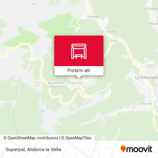mapa Superpal