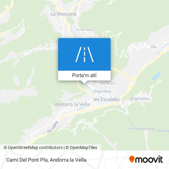 mapa Camí Del Pont Pla