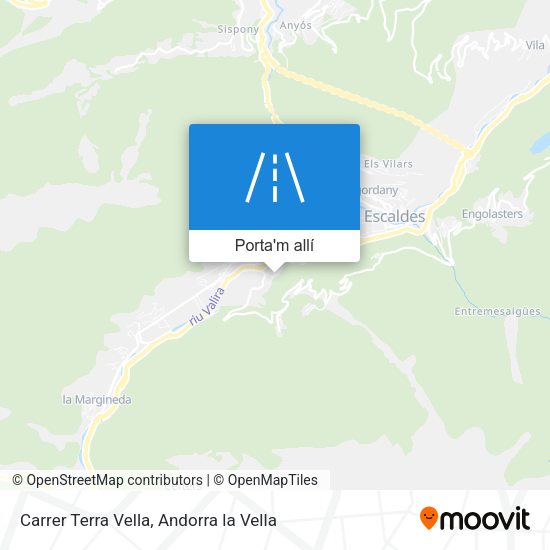 mapa Carrer Terra Vella