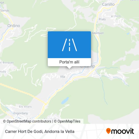 mapa Carrer Hort De Godi