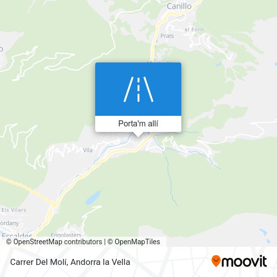 mapa Carrer Del Molí