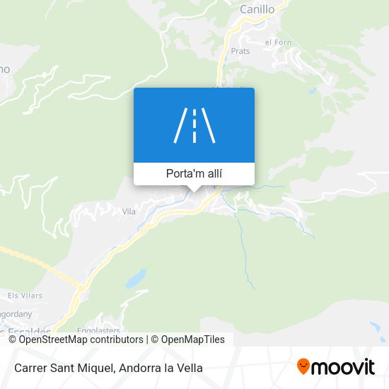 mapa Carrer Sant Miquel