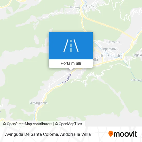 mapa Avinguda De Santa Coloma