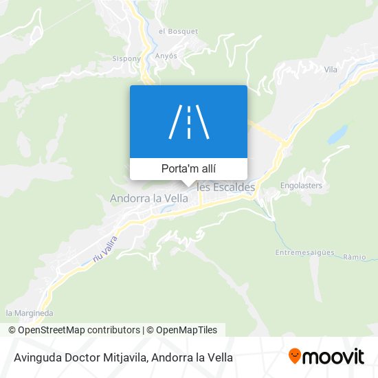 mapa Avinguda Doctor Mitjavila