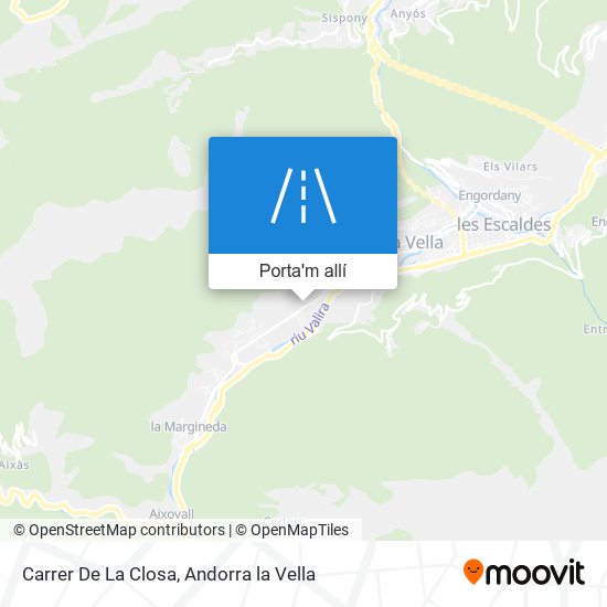 mapa Carrer De La Closa