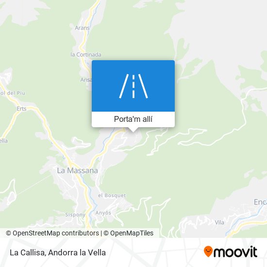 mapa La Callisa