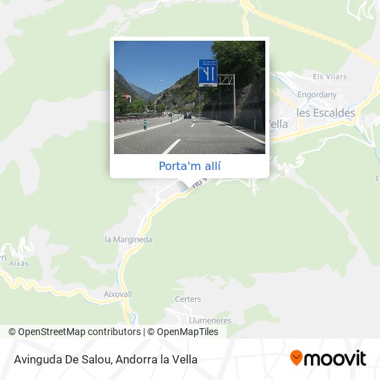 mapa Avinguda De Salou