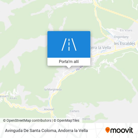 mapa Avinguda De Santa Coloma