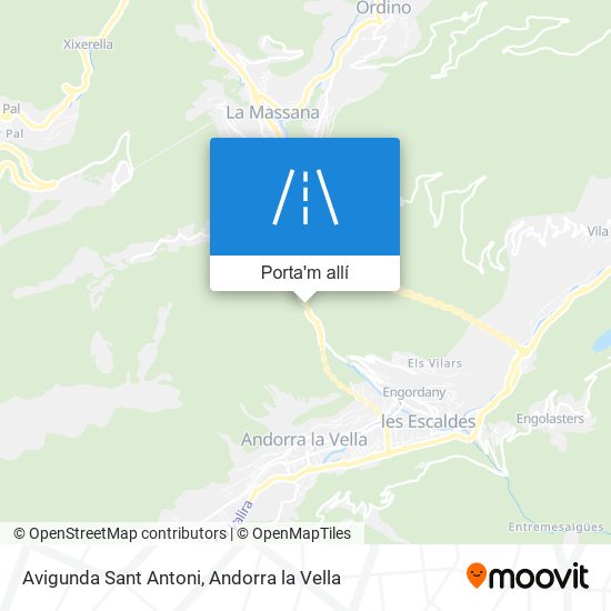 mapa Avigunda Sant Antoni