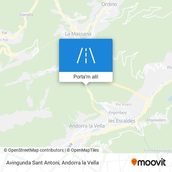mapa Avingunda Sant Antoni