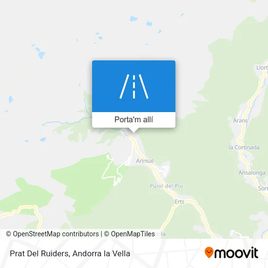 mapa Prat Del Ruiders