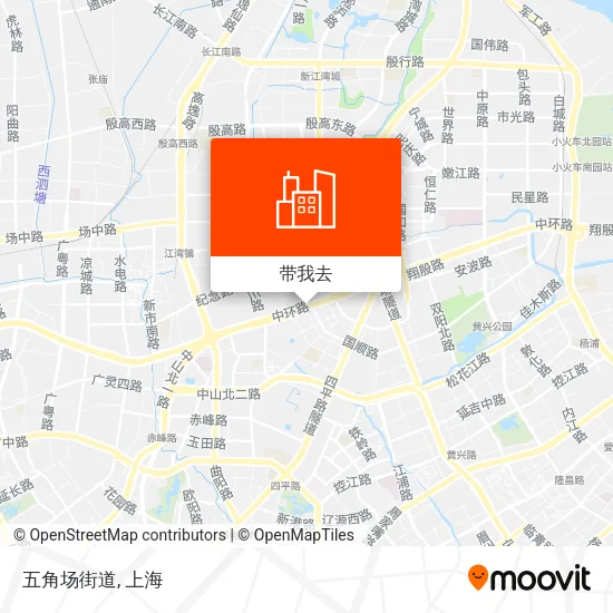 五角场街道地图