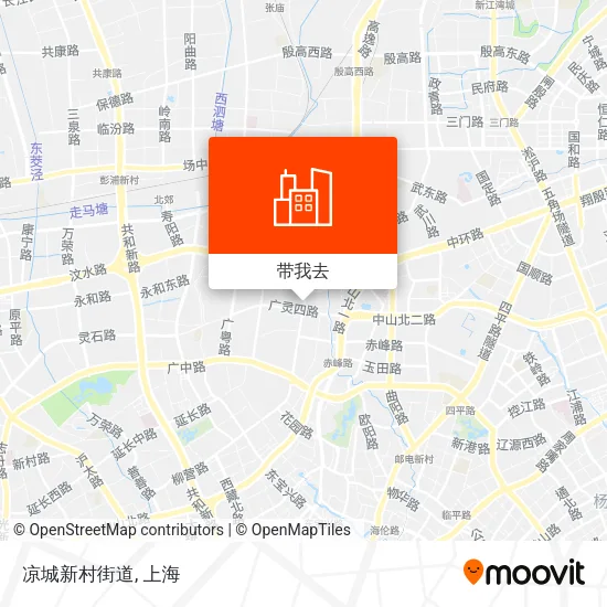 凉城新村街道地图