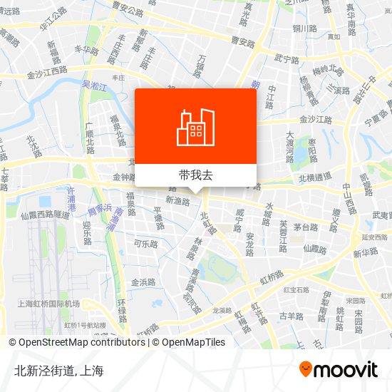 北新泾街道地图
