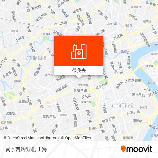 南京西路街道地图