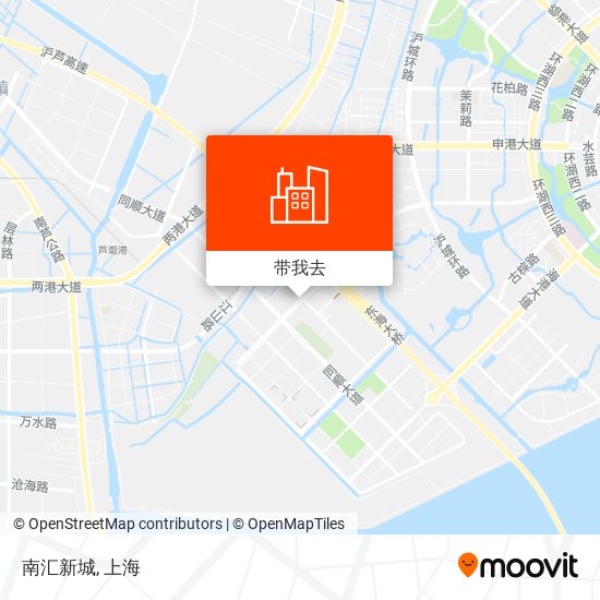 南汇新城地图
