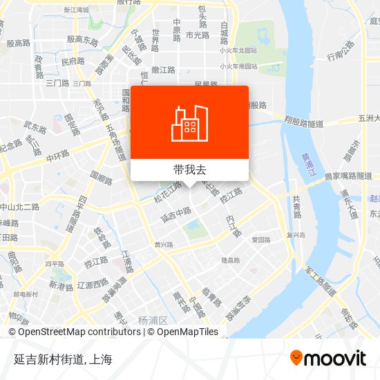 延吉新村街道地图