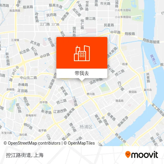 控江路街道地图