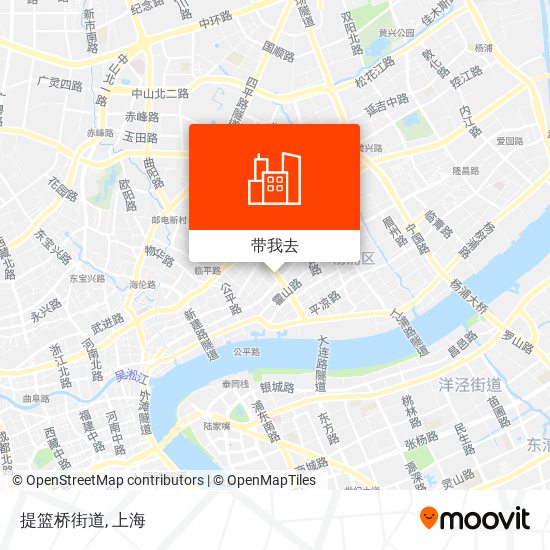 提篮桥街道地图