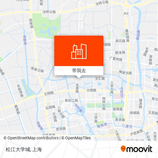 松江大学城地图