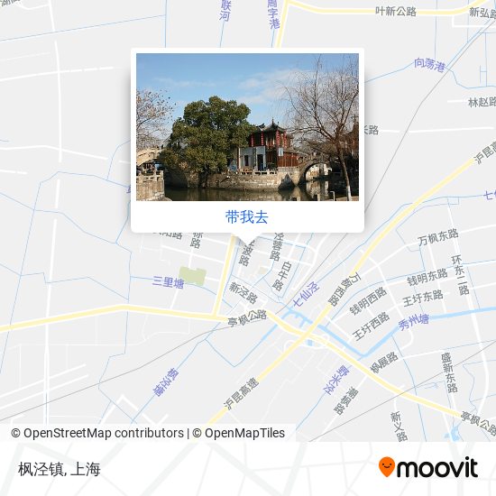 枫泾镇地图