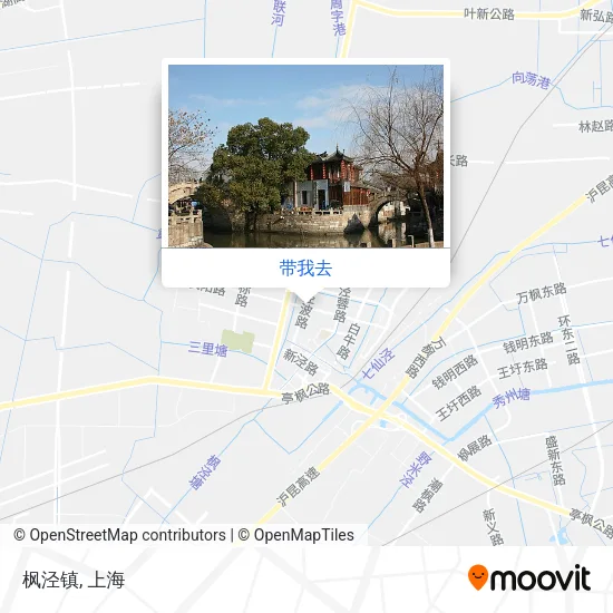 枫泾镇地图
