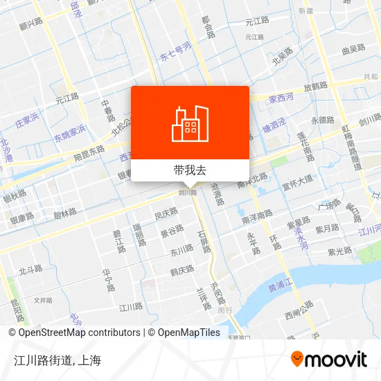 江川路街道地图