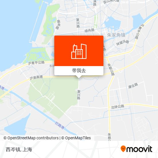 西岑镇地图