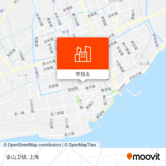 金山卫镇地图