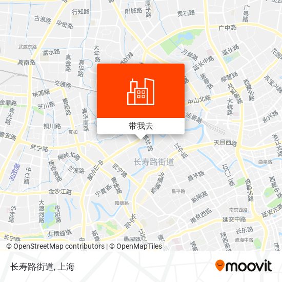 长寿路街道地图