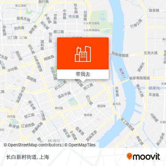 长白新村街道地图