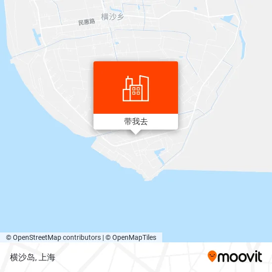 横沙岛地图