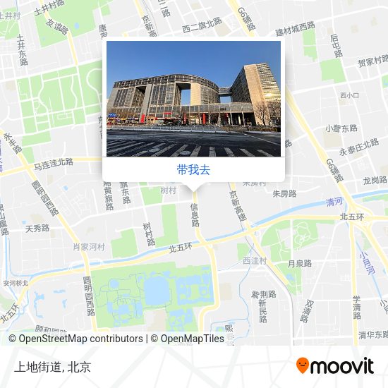 上地街道地图