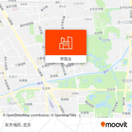 东升地区地图