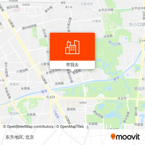 东升地区地图