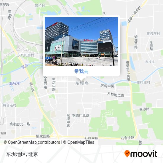 东坝地区地图