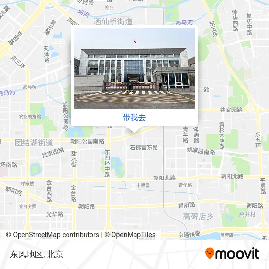 东风地区地图
