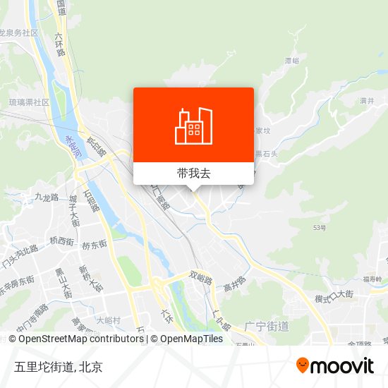 五里坨街道地图