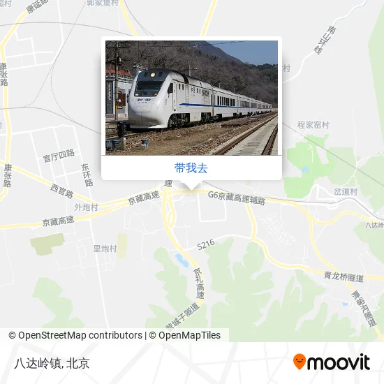 八达岭镇地图